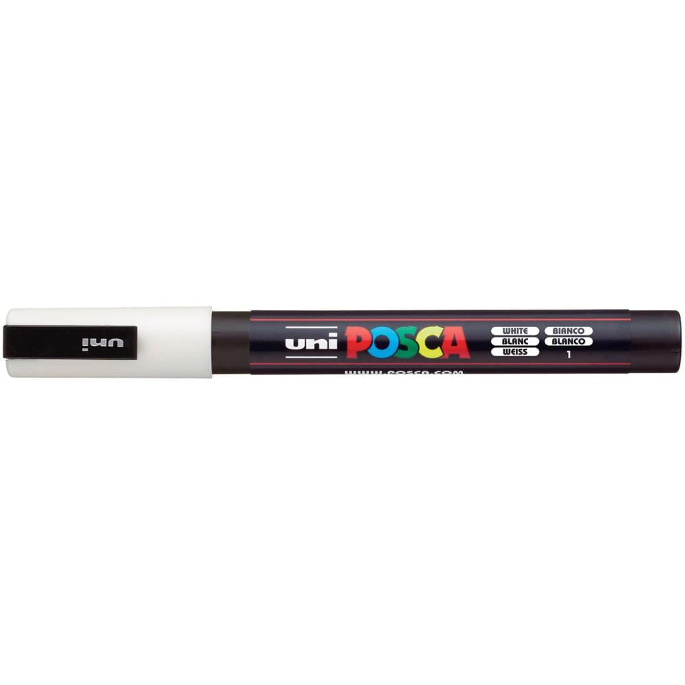 POSCA 3M Fine Bullet Tip White Pen