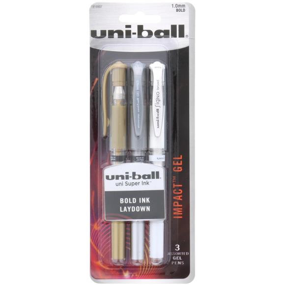 Uni-ball Signo Gel Impact 3 pack