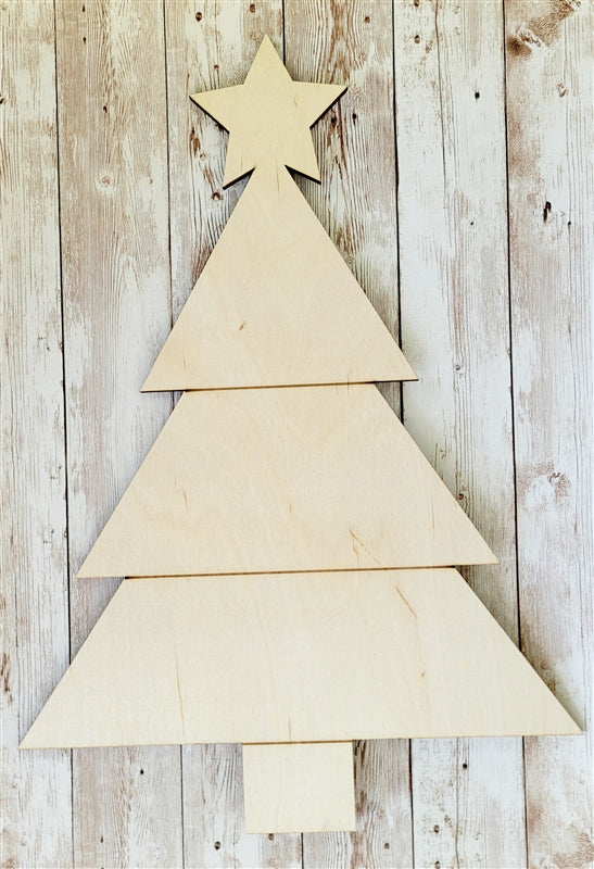 Shiplap Shapes - Large Tree