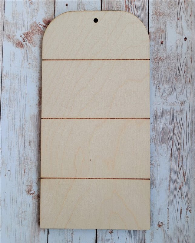 Shiplap Shapes - Medium Round Tag