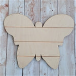Shiplap Shapes - Small Butterfly