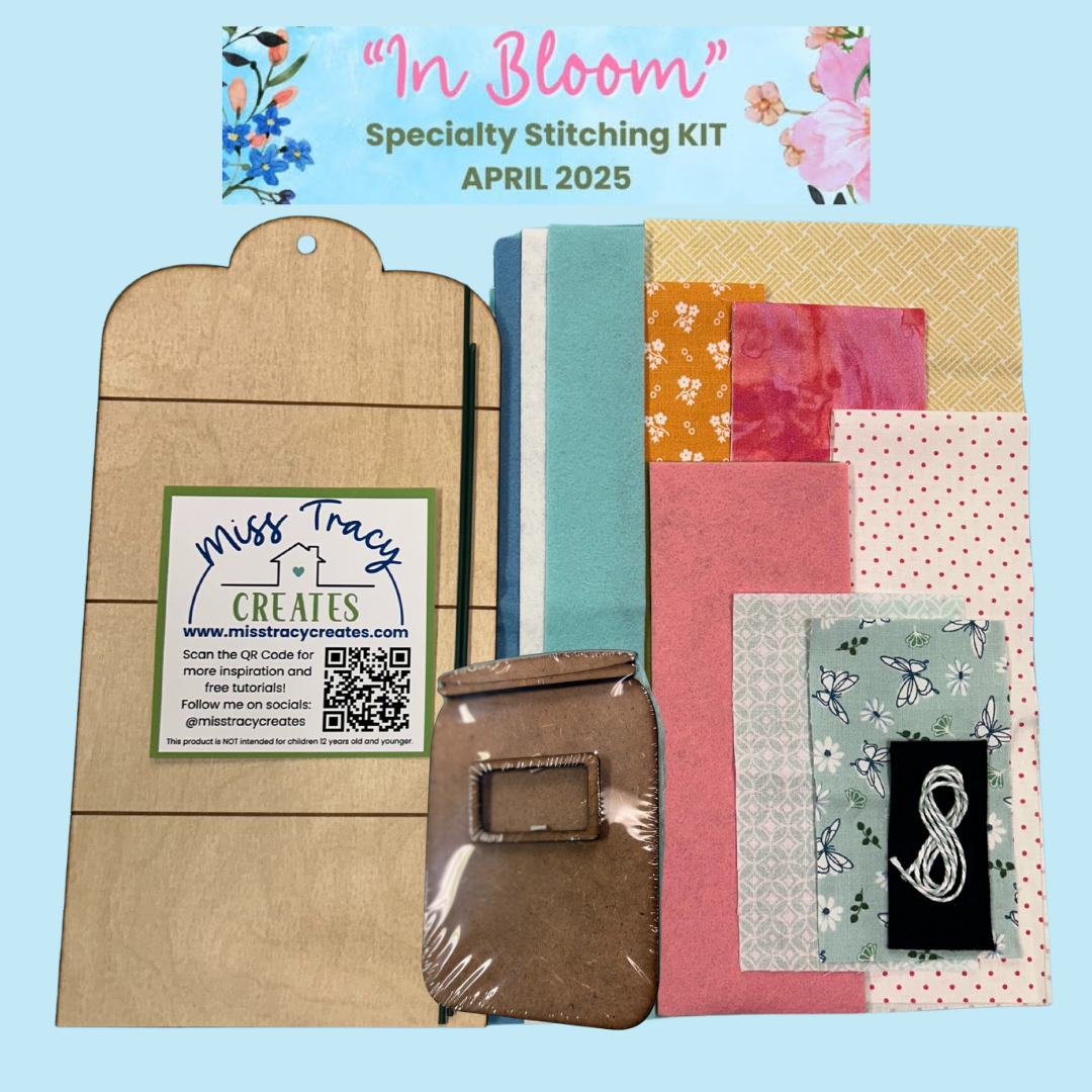 Fabric Fan Club- April 2025: In Bloom Specialty Stitching Kit