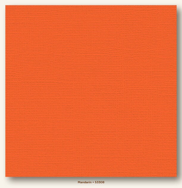 My Colors Cardstock 12x12 Mandarin
