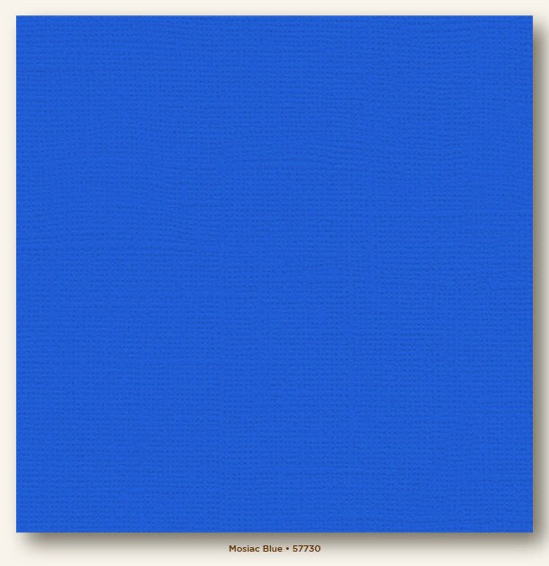 My Colors Cardstock 12x12 Mosaic Blue