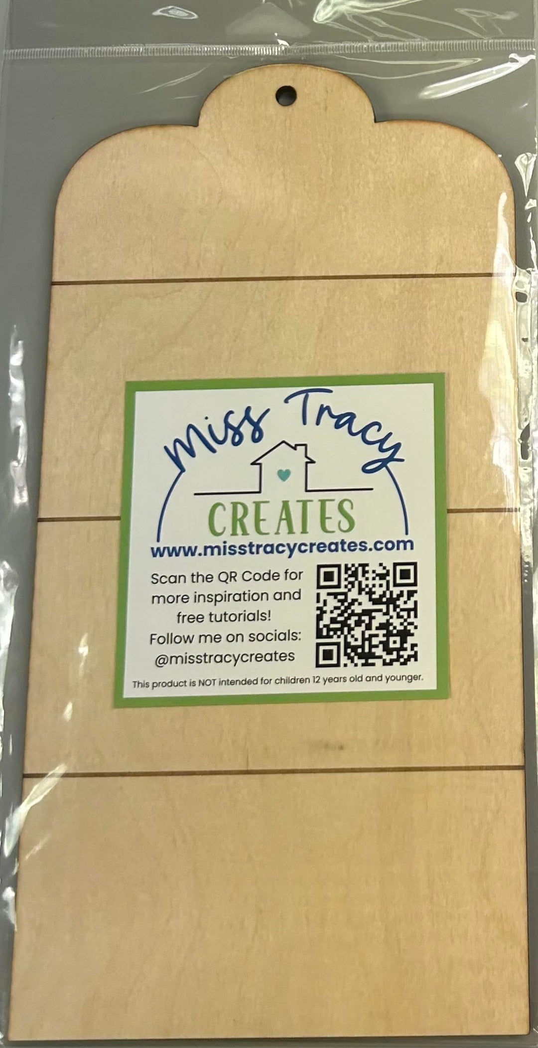 MTC Shiplap Shapes -Custom 12x6 Scallop Tag