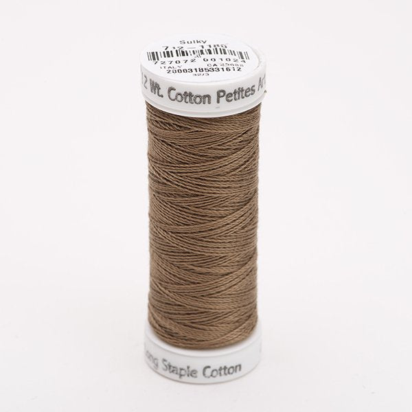 Sulky 12 Wt. Cotton Petites - Truffle Taupe - 50 yd. Spool #712-1180