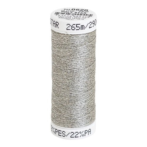 Sulky 30 Wt. Poly Sparkle Thread - Light Silver with Tone on Tone Sparkle - 290 yd. Spool #0620