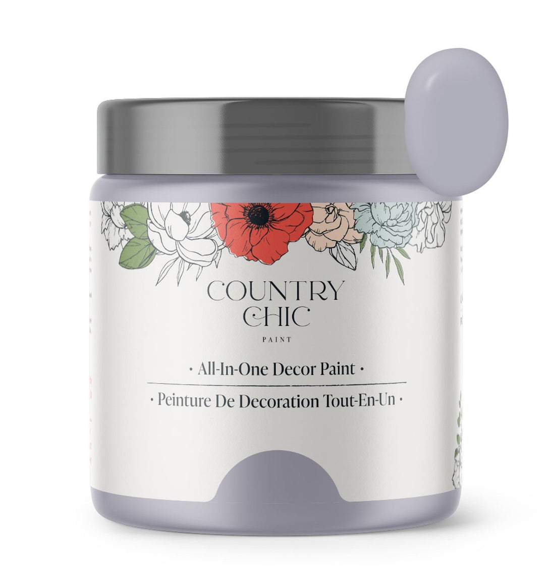 Country Chic Paint- All in One: Wisteria 4oz Paint