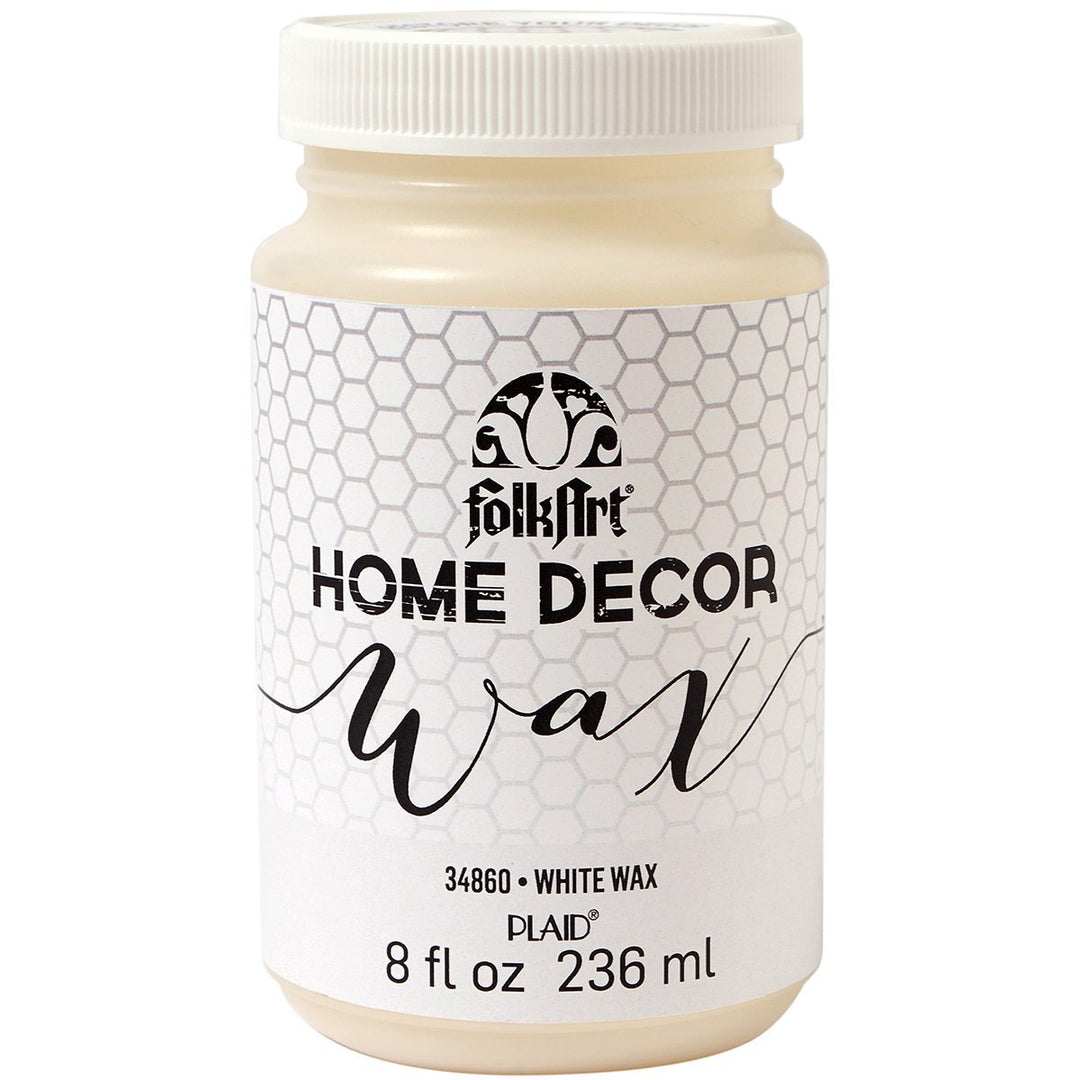 Folk Art Home Decor Liquid Wax - White