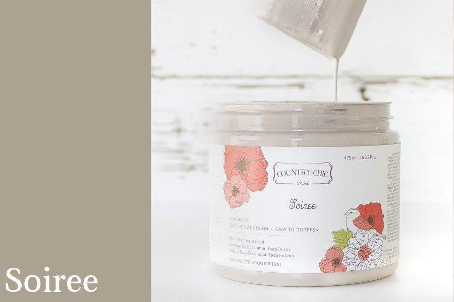Country Chic Paint- All in One: Soiree 4oz Paint
