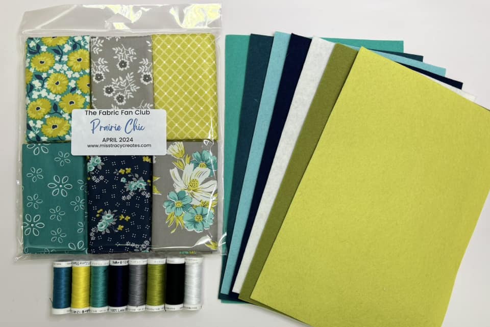 April 2024 Prairie Chic Felt, Thread & Fabric
