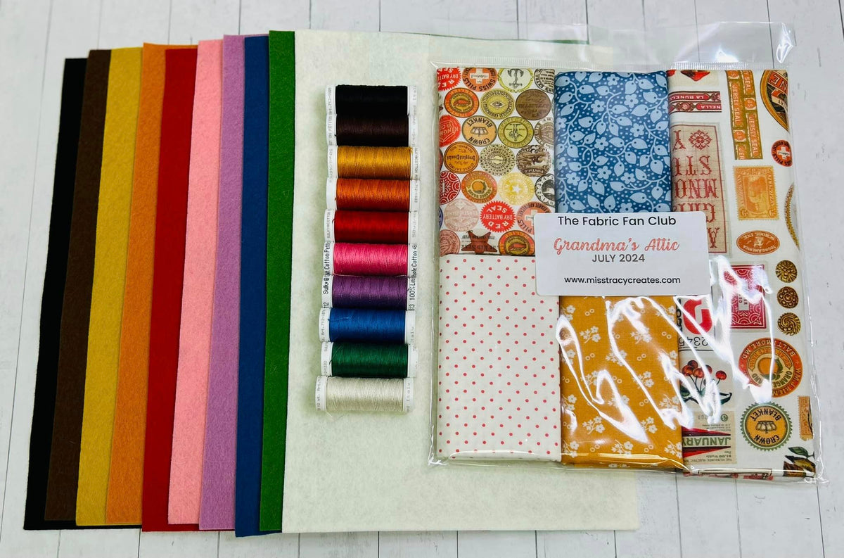 July 2024 Grandma's Attic Thread, Felt and Fabric