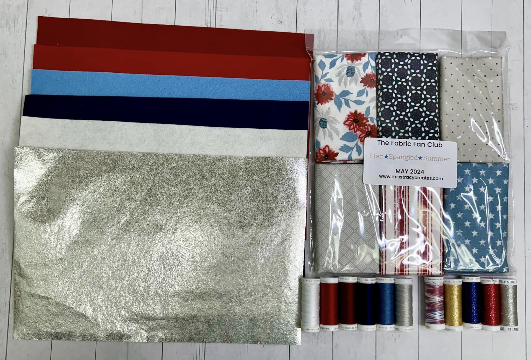 May 2024  Star Spangled Summer Felt, Thread & Fabric