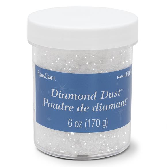 Flora-Craft Diamond Dust Glitter 6oz