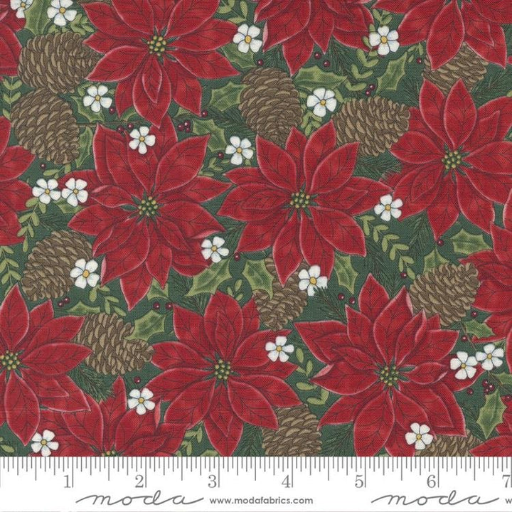 Exclusive Fabrics for Fabric Fan Club Members - October 2022 "Holly Berry Tree Farm"