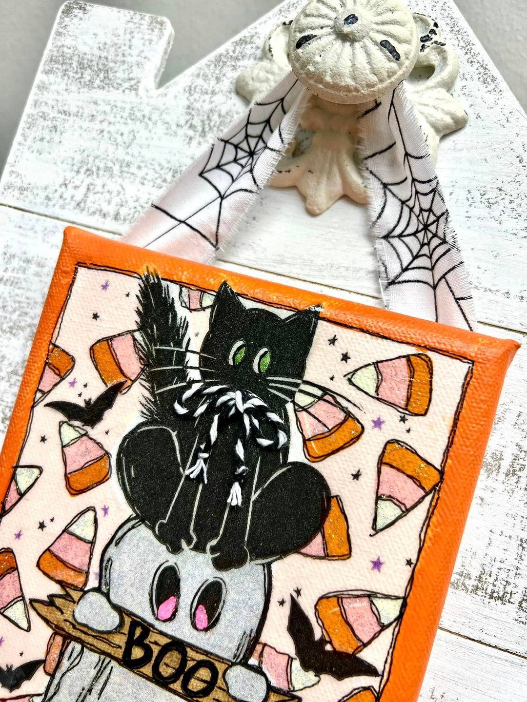 Welcome Home: Seasonal Canvas Display DIY Decor Kit  - Halloween/Autumn