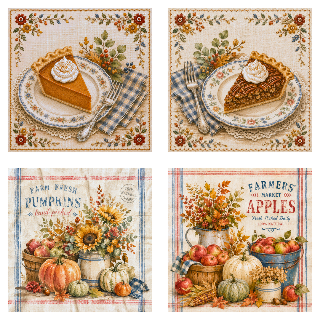 Exclusive Napkins for The Napkin Club Members - September 2026