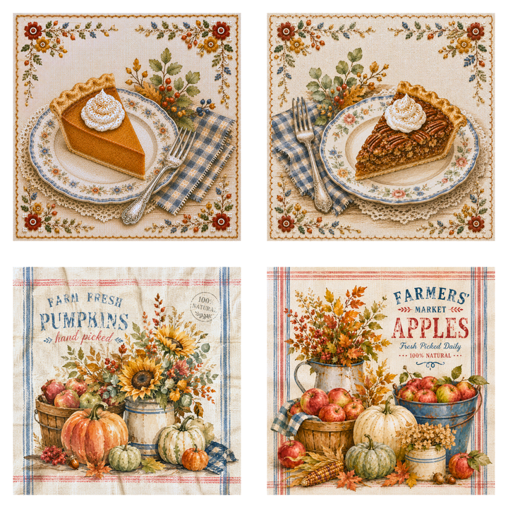Exclusive Napkins for The Napkin Club Members - September 2026