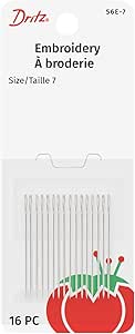 Dritz Embroidery Needle Size 7 (16pc)