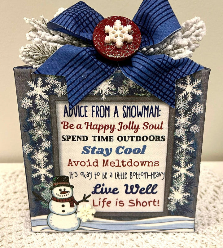 Seasonal Napkin Art Canvas Kits