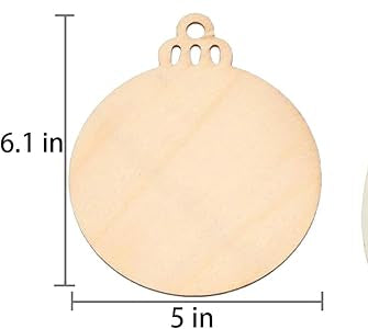 Thin Craft Ornament (sold sets of 4)