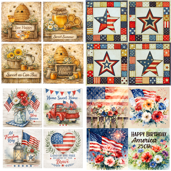Exclusive Napkins for The Napkin Club Members - May 2026
