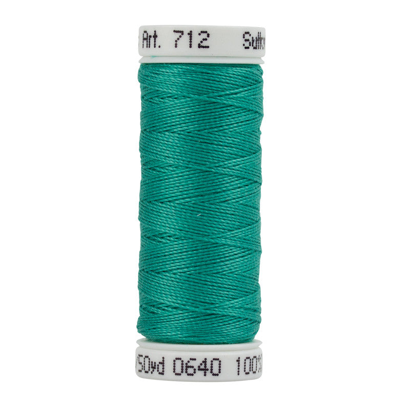 Sulky 12 Wt. Cotton Petites - Medium  Aqua - 50 yd. Spool #712-0640