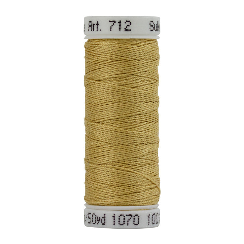 Sulky 12 Wt. Cotton Petites Thread - Gold - 50 yd. Spool 712-1070