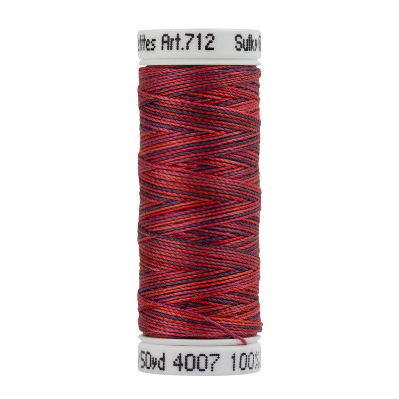 Sulky 12 Wt. Cotton Petites Blendables - Red Brick - 50 yd. Spool 712-4007