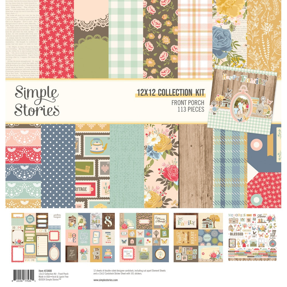 Simple Stories Front Porch Paper Collection Kit