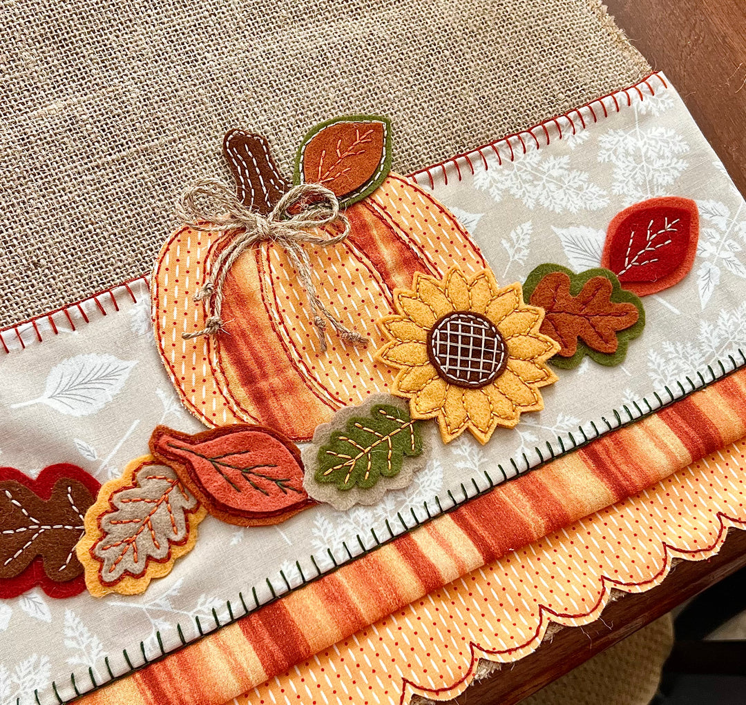 Fabric Fan Club- October 2025: Specialty Stitching Kit -Table Runner