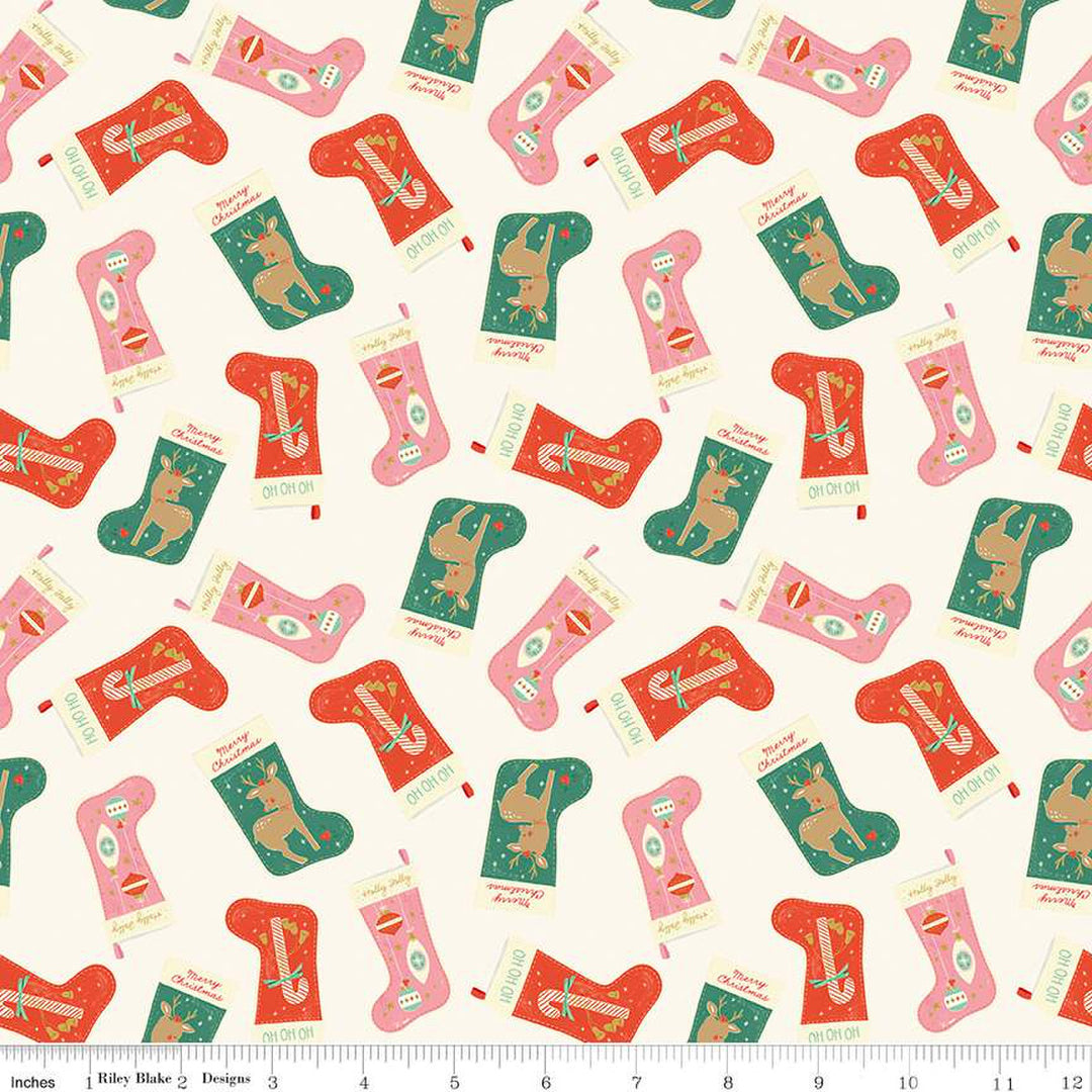 October 2023 - Gingerbread Wishes Fabric