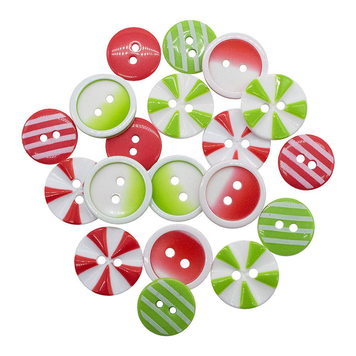 Buttons Galore - Colors of Christmas Set