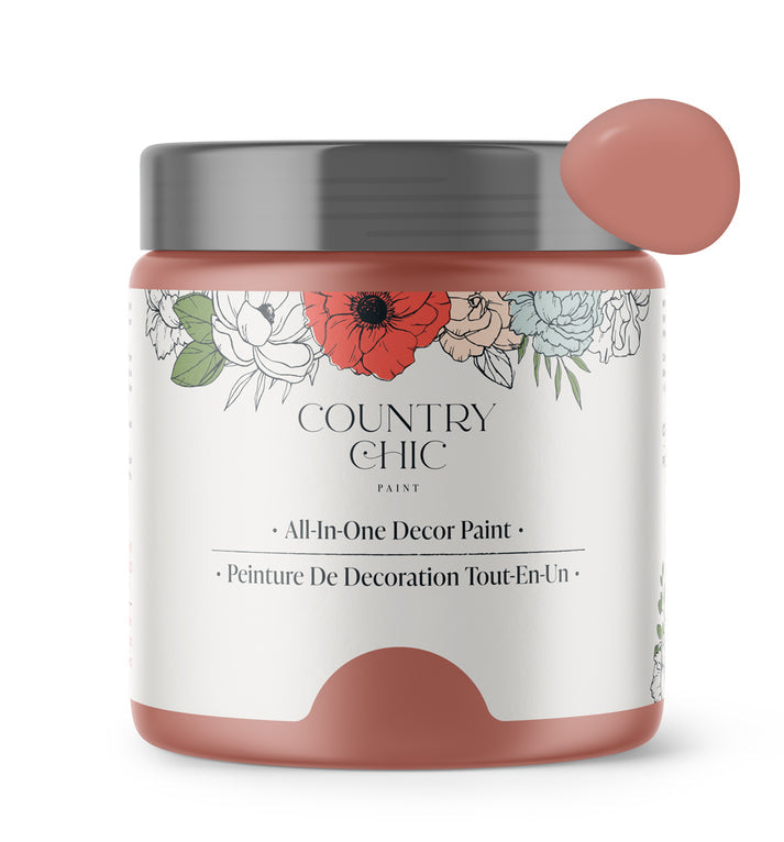 Country Chic Paint - All in One: Peachy Keen 4oz Paint