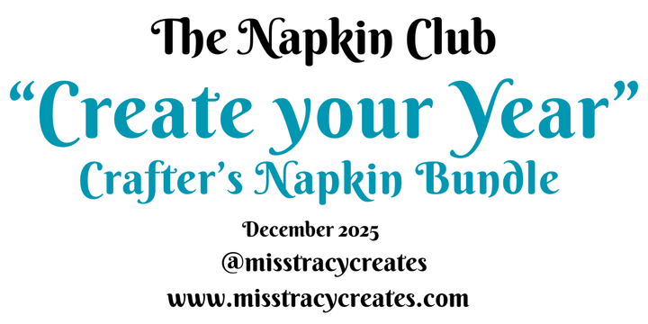 Exclusive Napkins for The Napkin Club Members - December 2025