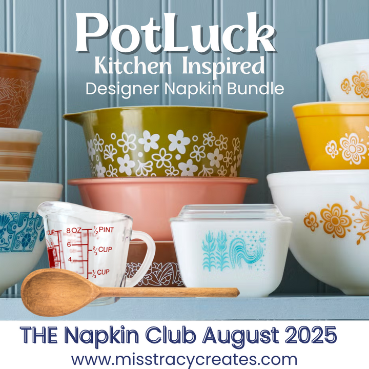Exclusive Napkins for The Napkin Club Members -August 2025