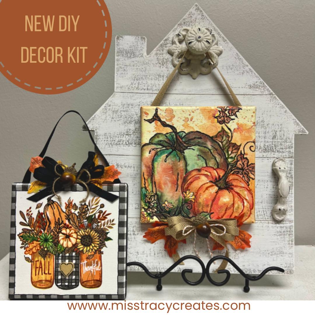 Welcome Home: Seasonal Canvas Display DIY Decor Kit  - Fall