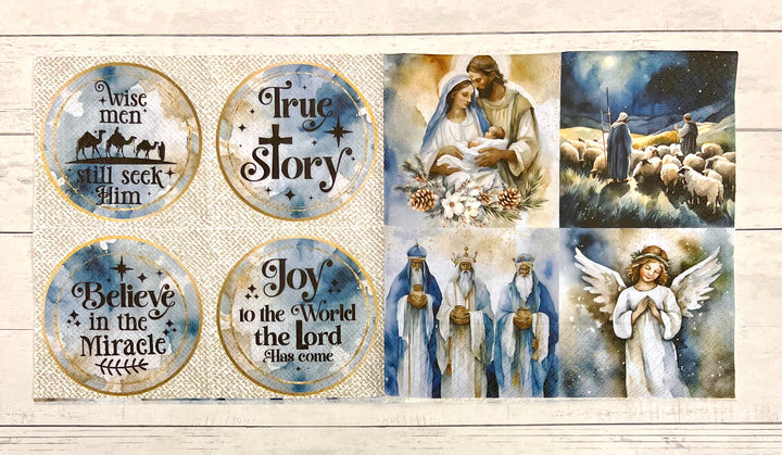 The Christmas Story Specialty Faith Napkin Mini Bundle