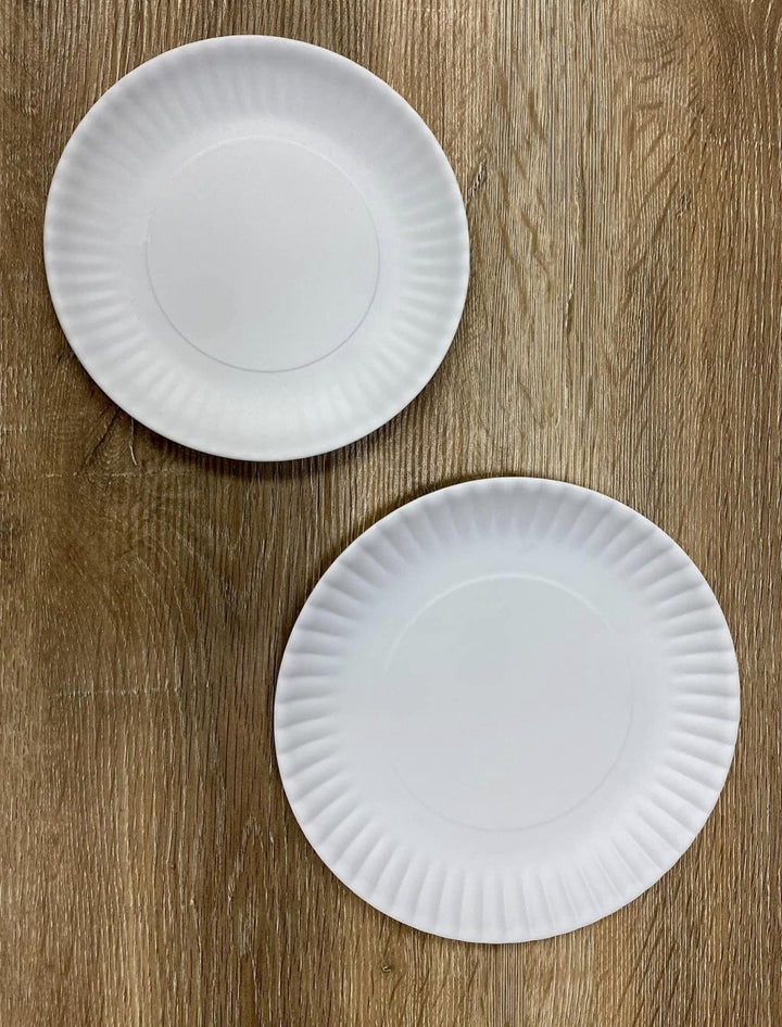 Melamine White 7.5" Plate