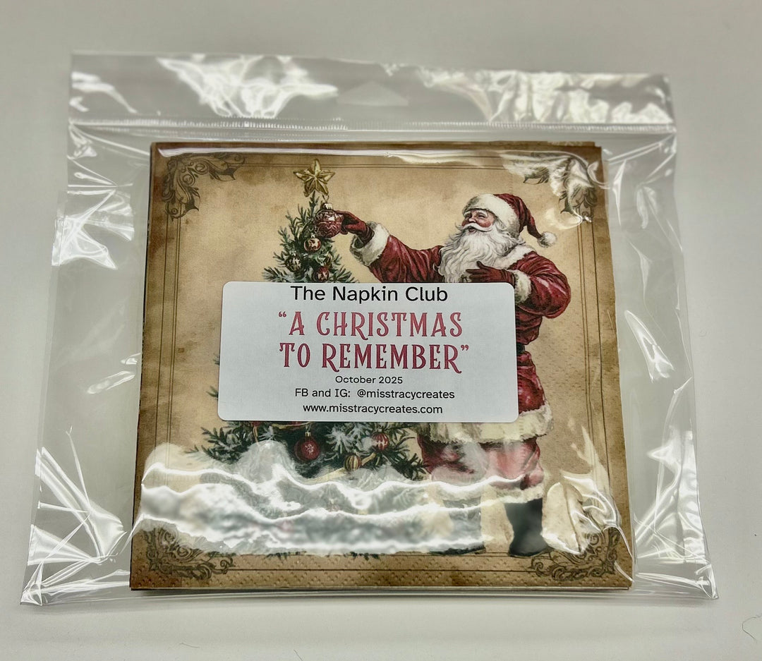Exclusive Napkins for The Napkin Club Members -October 2025