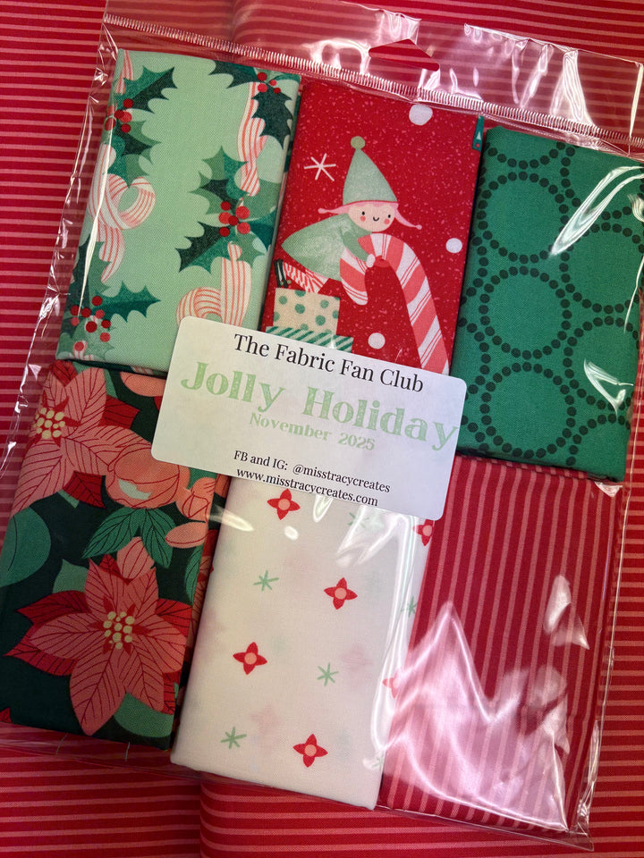 November 2025 Fabric Fan Club: Jolly Holiday