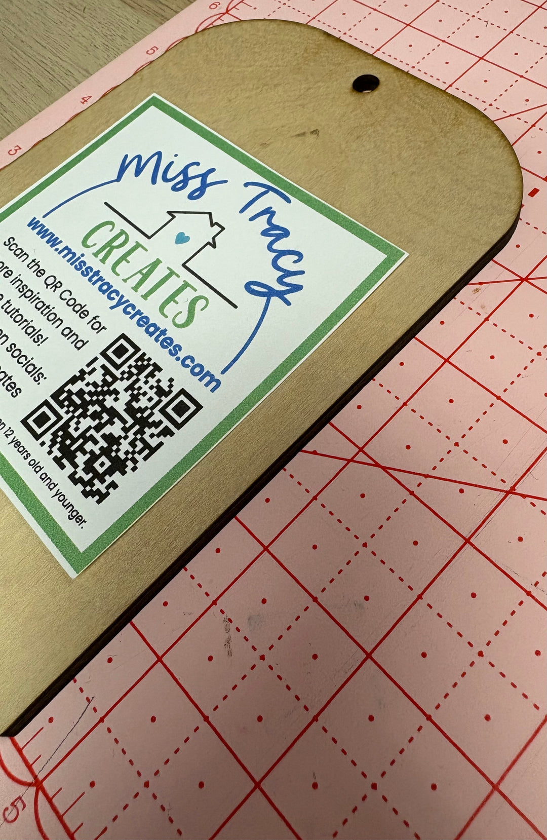 MTC Shorty Round Wood Tag