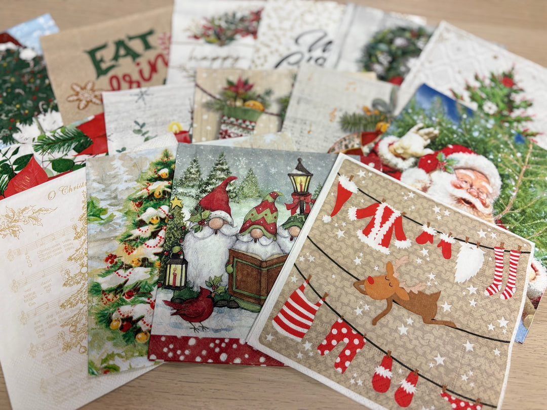 Christmas Holiday Napkin Value Pack