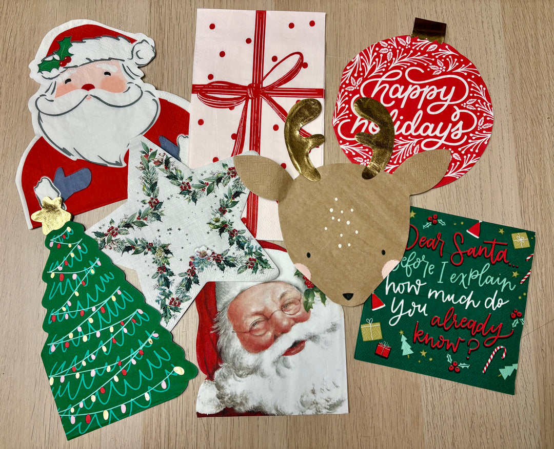 Holiday Shape Napkin Mini Bundle