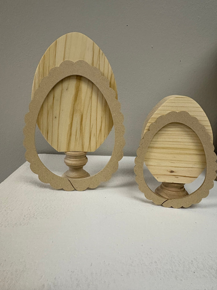 Wooden Sugar Egg Stands