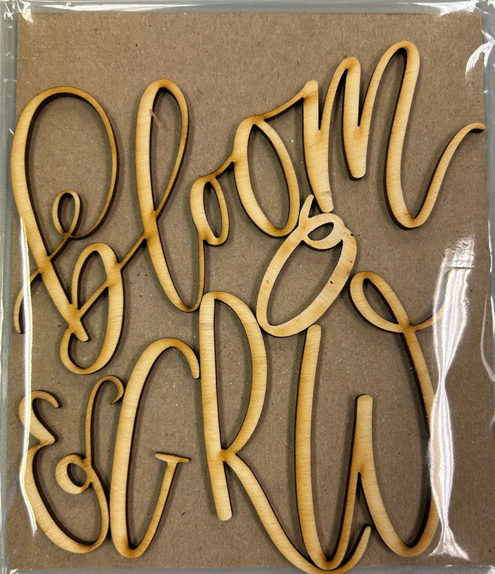 NAL Wood Shapes & Word Cuts