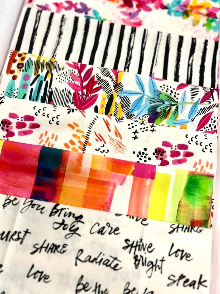 Fabric Fan Club Exclusive: Shine Bright Specialty Fabric Bundle