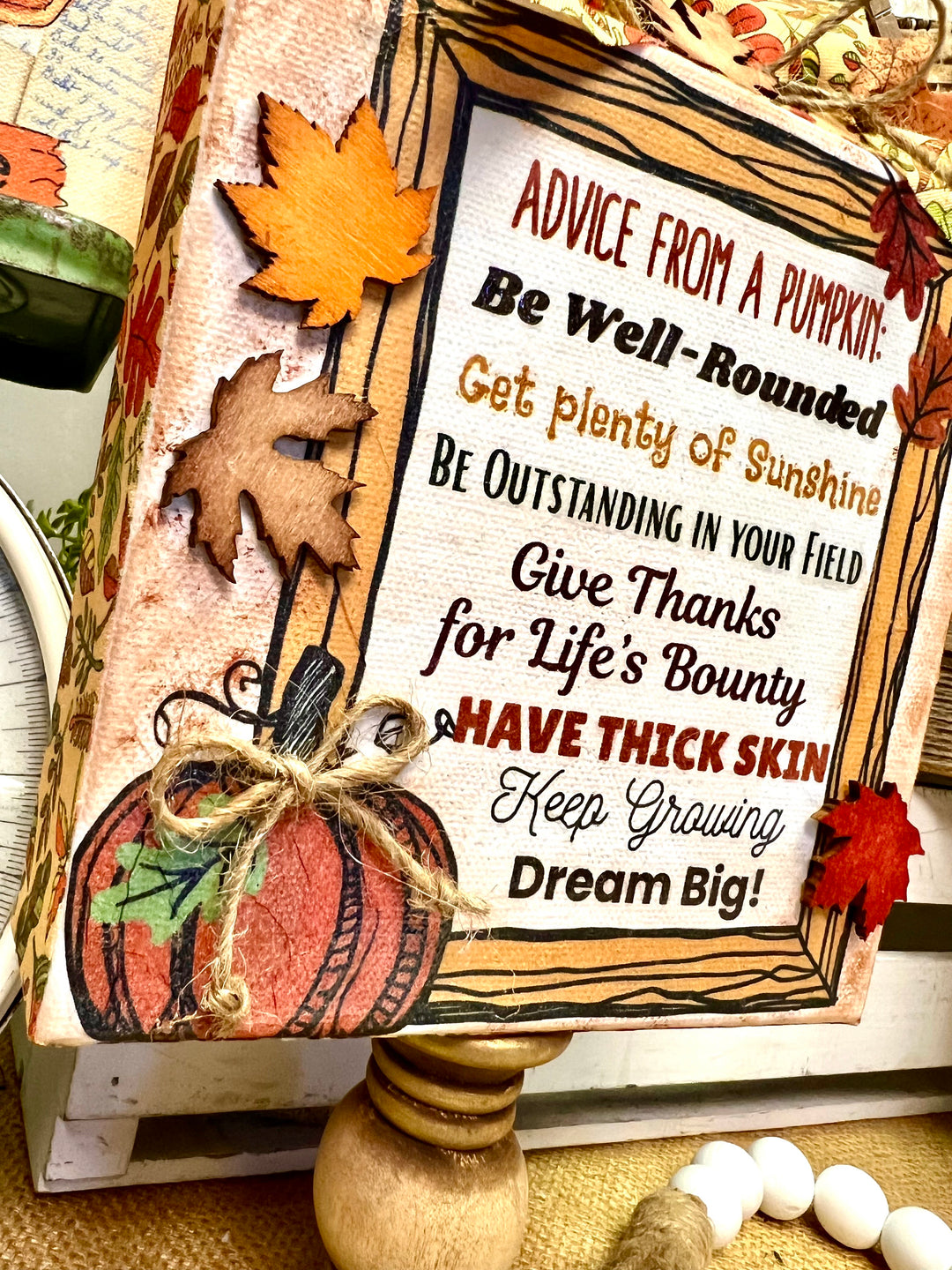 Fall Huddle Kit Jingle & Mingle - Fall Advice Canvas Kits – Miss Tracy Creates
