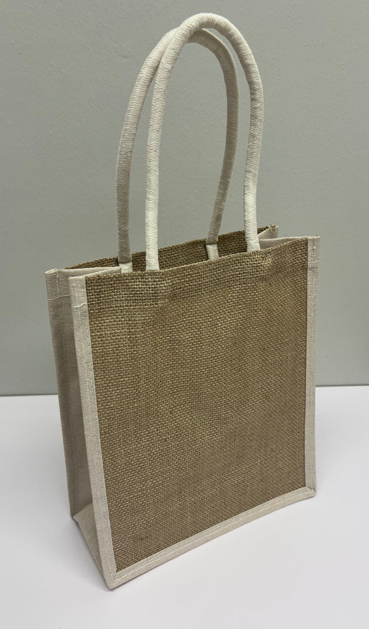 Burlap Tote Bag