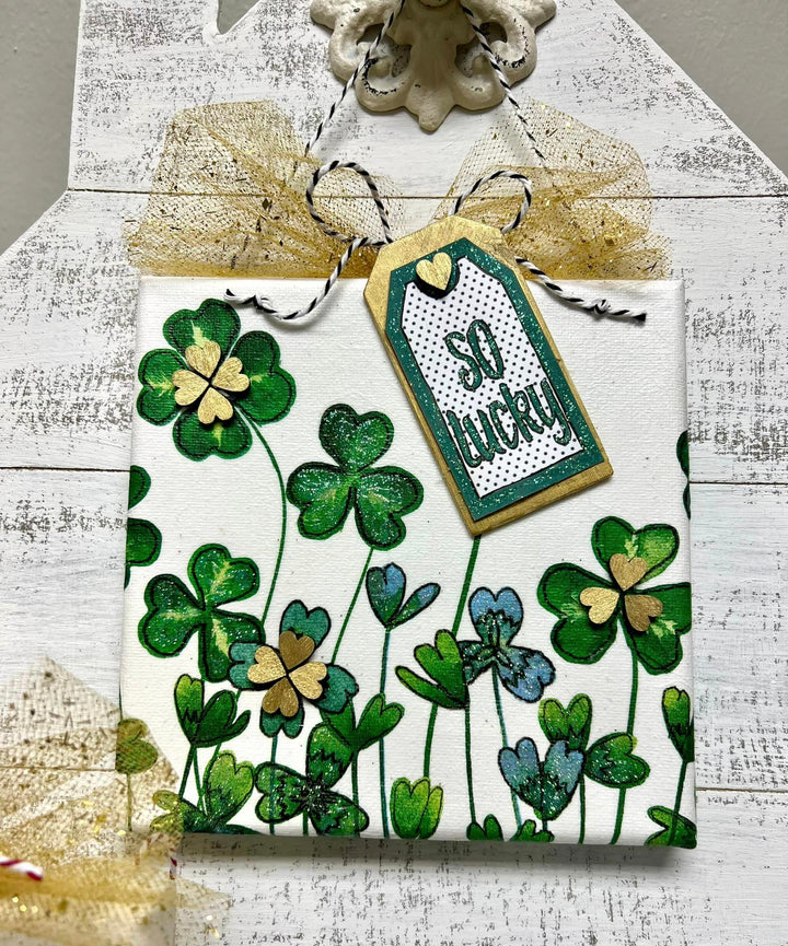So Loved & So Lucky Canvas Set ONLY - for the Welcome Home Display